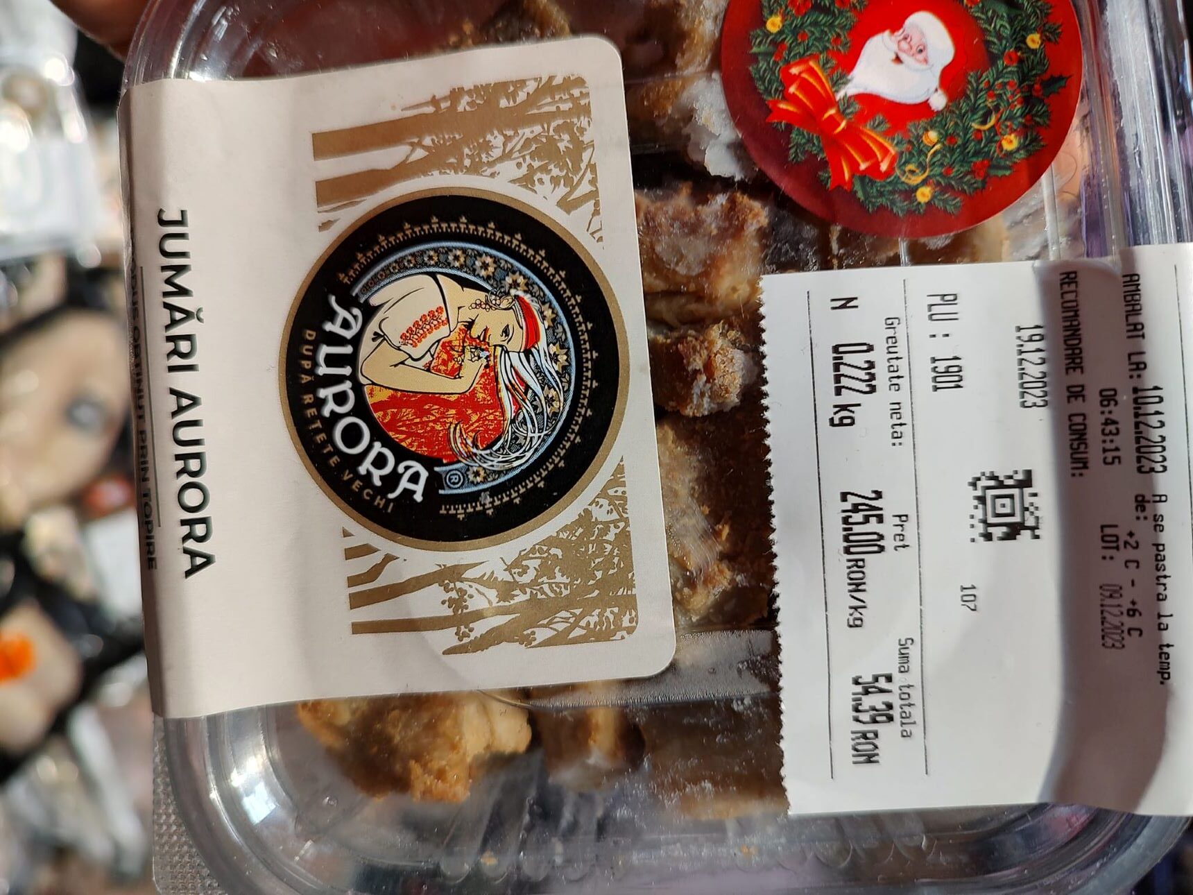 ”CIREȘELE” DE IARNĂ: jumări de porc produse de o carmangerie din Vrancea, vândute la Kaufland Colentina București cu 245 de lei/kg