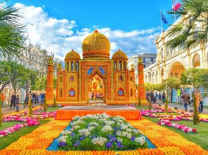 CUM SUNT PROMOVATE FRUCTELE: francezii celebrează citricele, printr-un festival organizat pe Coasta de Azur; evenimentul a ajuns la a 90-a ediție