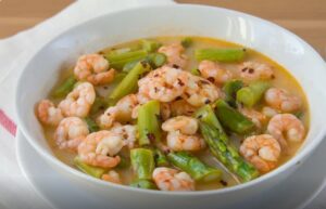 creveti cu sparanghel