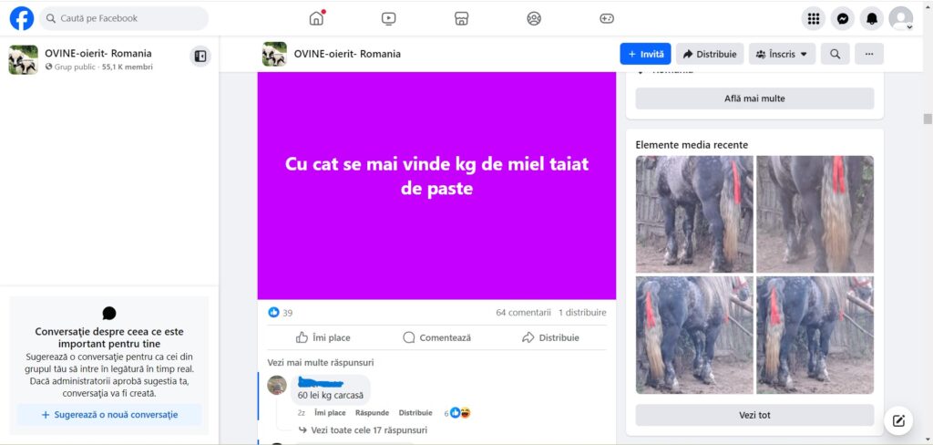 carne de miel, pastele ortodox, pretul carnii de miel, piata ovinelor