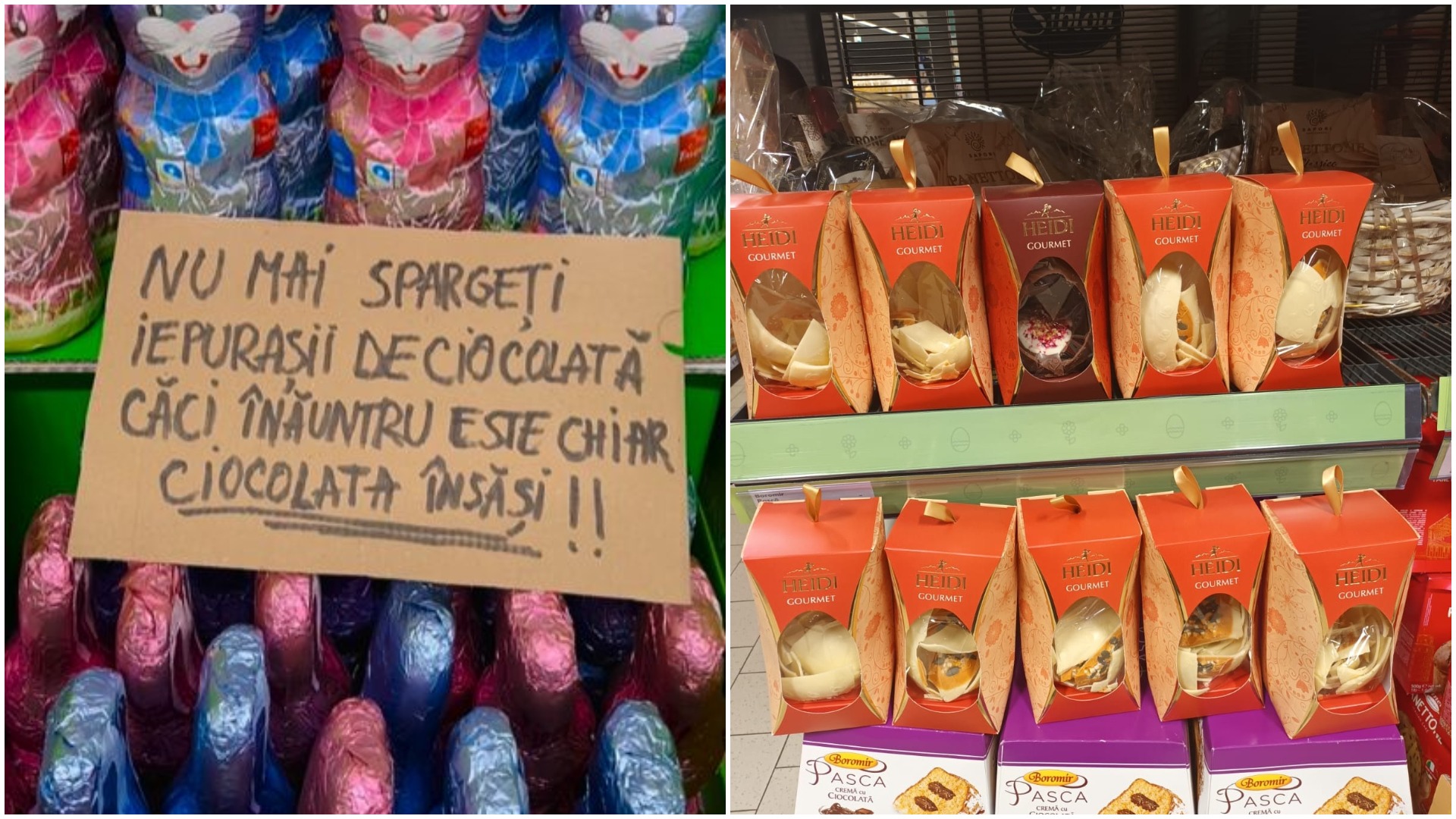 lidl, iepurasi de ciocolata, oua de ciocolata, bani