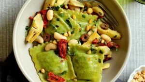 reteta, ravioli, spanac, anghinare