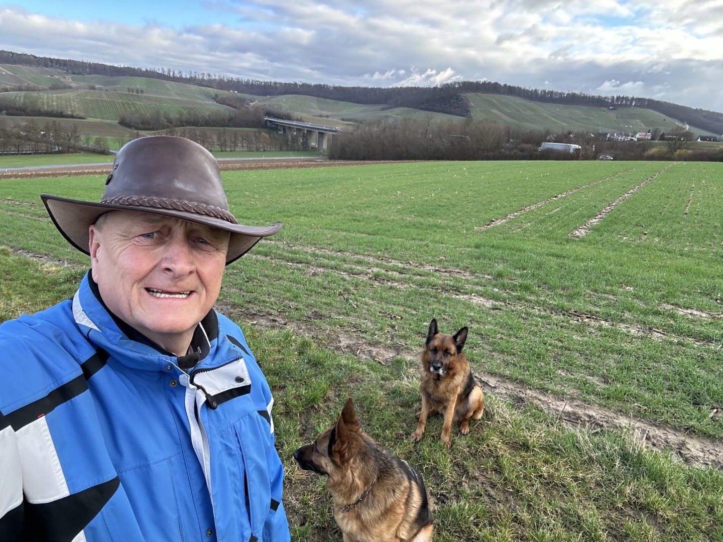 Joachim Rukwied, fermier, caini lup