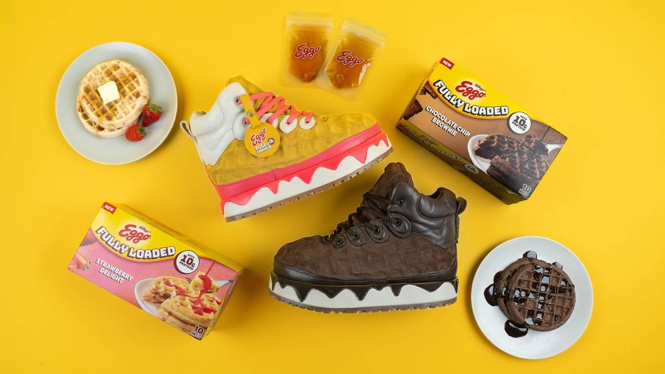 incaltaminte, vafe, eggo, lansare