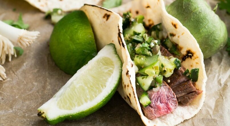 taco lime mancare mexicana