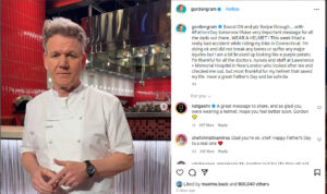 chef, Gordon Ramsey, accident, SUA