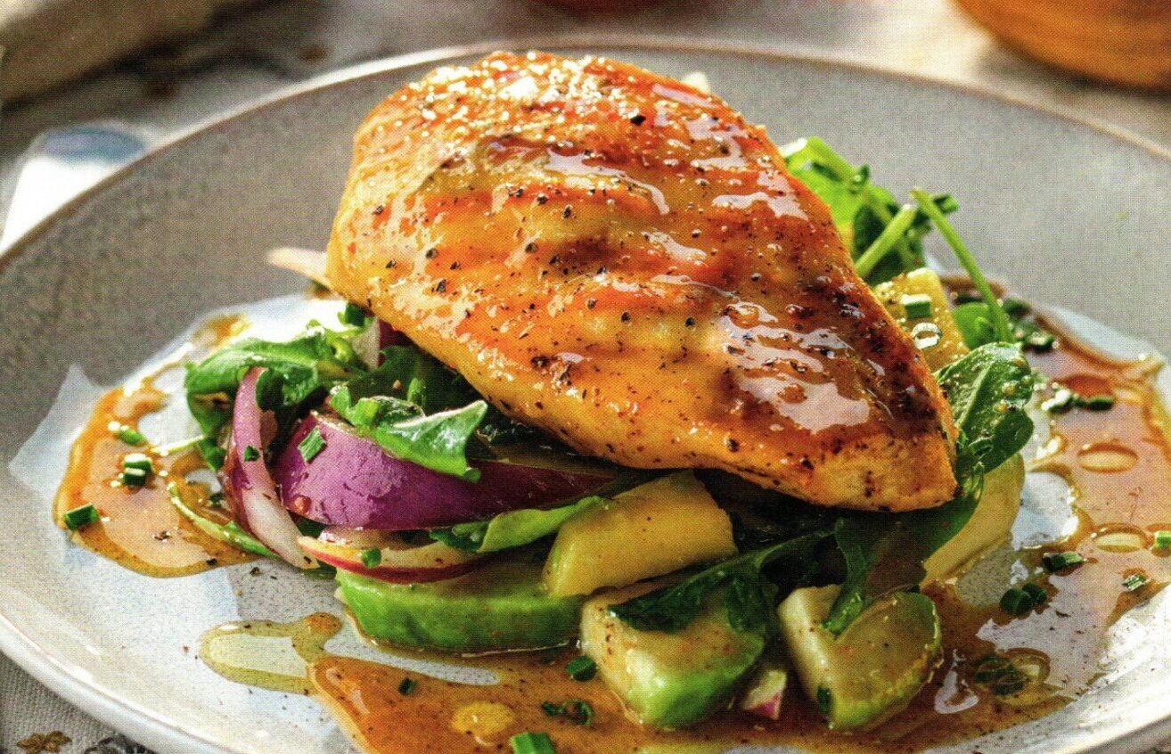 retete, retetele Juanitei, pui, sos, mustar, miere, curry, salata, foodlife