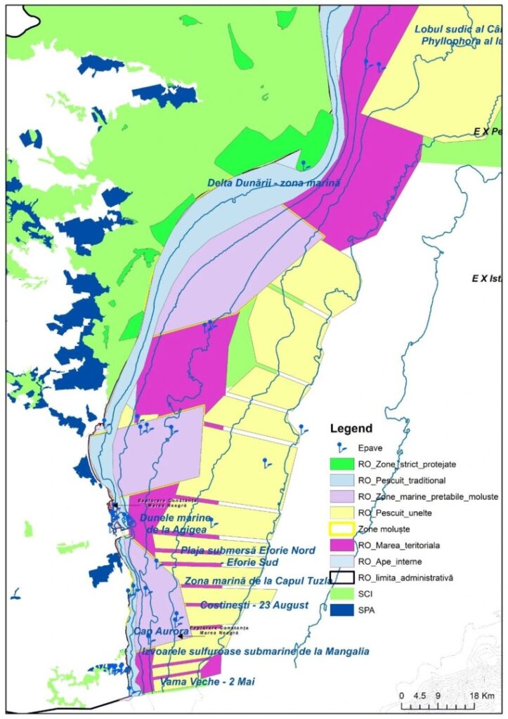 Marea Neagra, moluste, acvacultura, piscicultura 