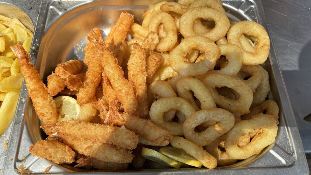 fructe de mare, Polovragi, scrumbie de Dunare, Teleorman 