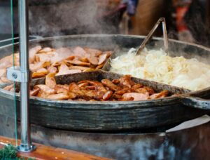 carne prajita, platou, street food