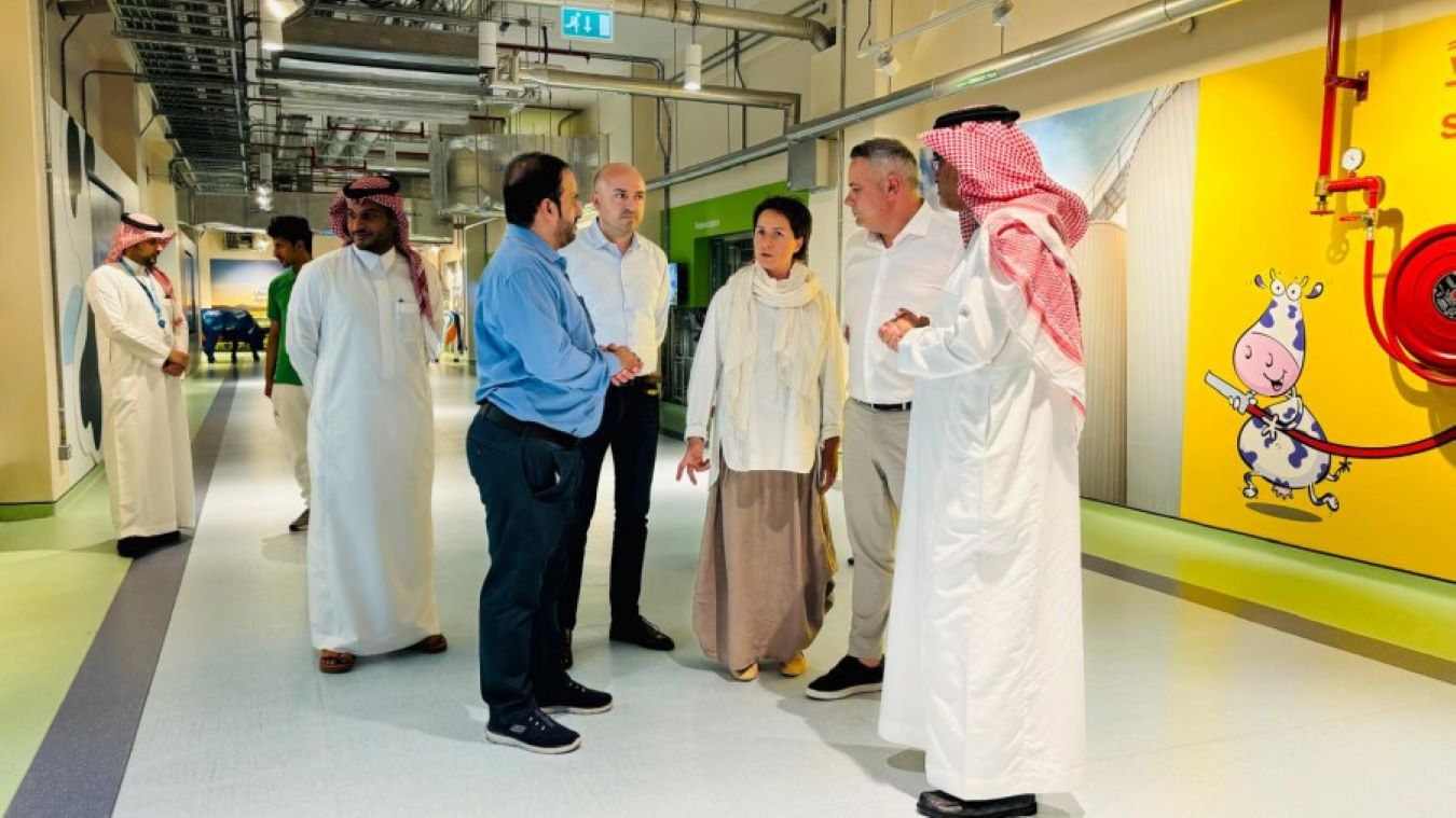 Florin Barbu, Arabia Saudita, ferma lactate, carne de pasare