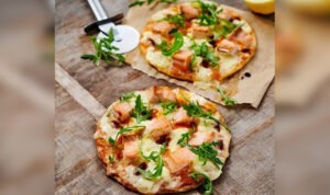 pizza, somon salbatic, delicious, somon de alaska