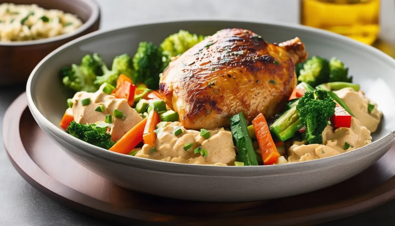 reteta, cina, inflamatie, pui cu hummus