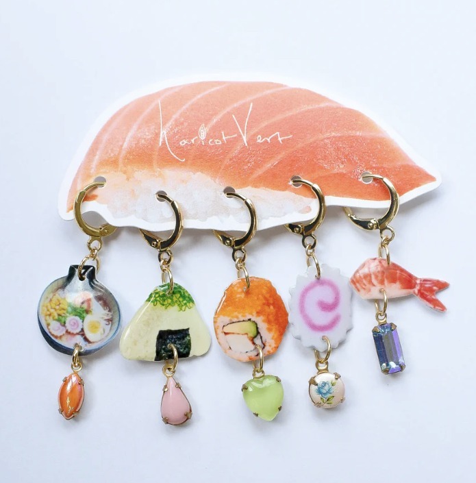 moda, moda de fata, moda de mancare, moda cu mancare, accesorii cu mancare, sushi 