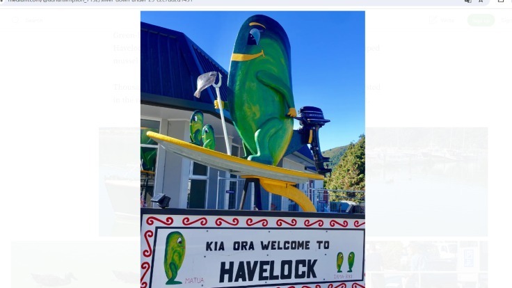 molusca cu buze verzi, Noua Zeelanda