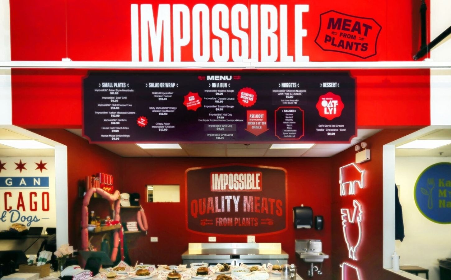 impossible foods, carne pe baza de plante, restaurant, chicago