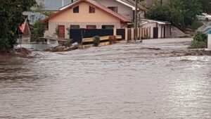 inundatie in supermarket in Vrancea