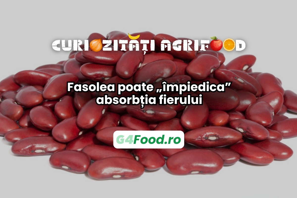 Fasolea poate împiedica absorbția fierului