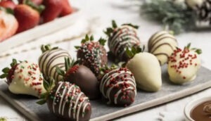 capsuni trase in ciocolata