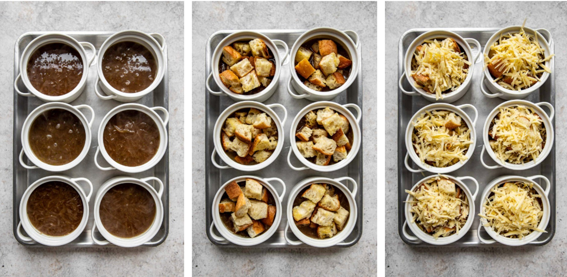 Supă de ceapă, după o rețetă clasică franzțuzească