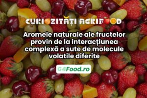 Aroma fructelor provine de la mai mulți compuși volatili