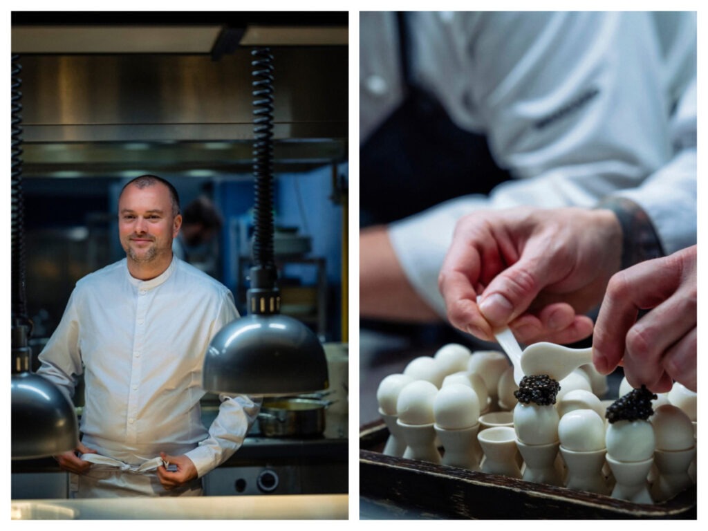 Chef Mark Lundgaard, în bucătărie