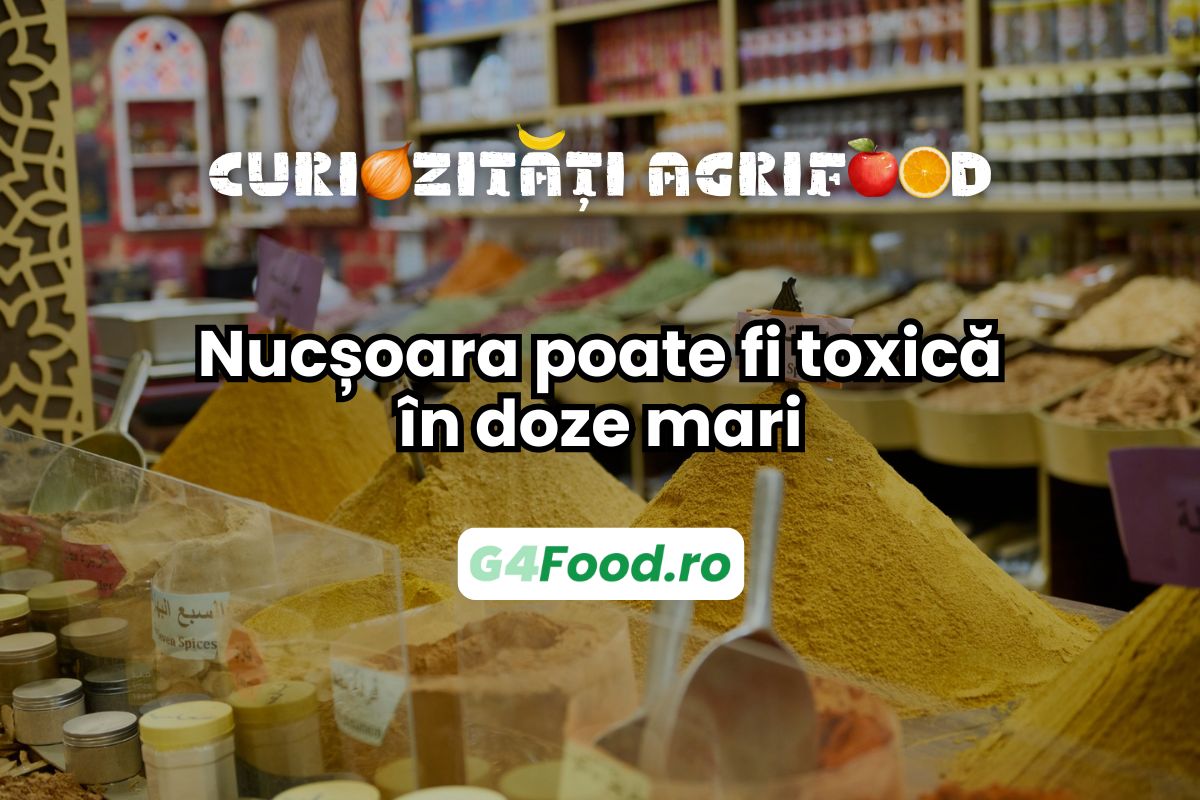 Nucșoara, condiment folosit adesea în bucătărie, poate fi toxică în cantități mari