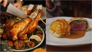 masa de paste, pui, beef wellington