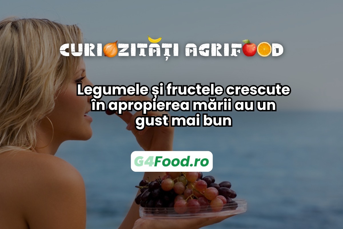 Legumele și fructele crescute în apropierea mării sunt mai gustoase