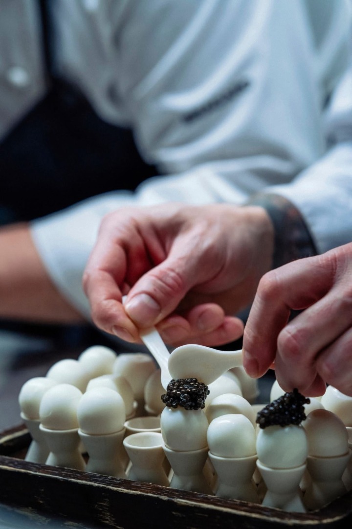 Mâncare preparată de chef Mark Lundgaard