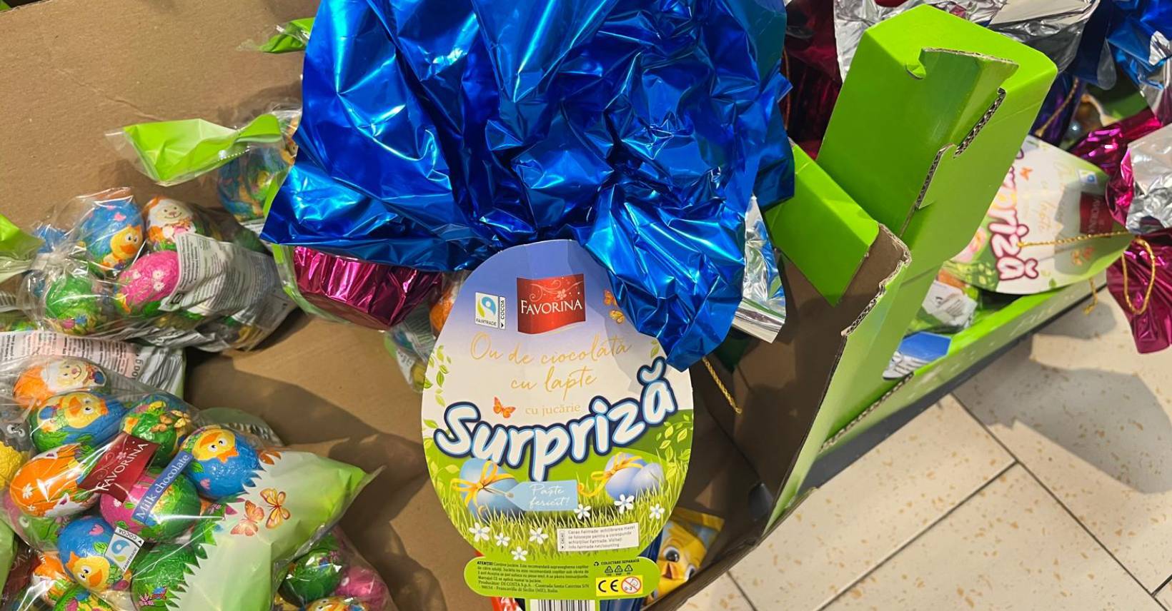 analiză la raft, dulciuri, Paște