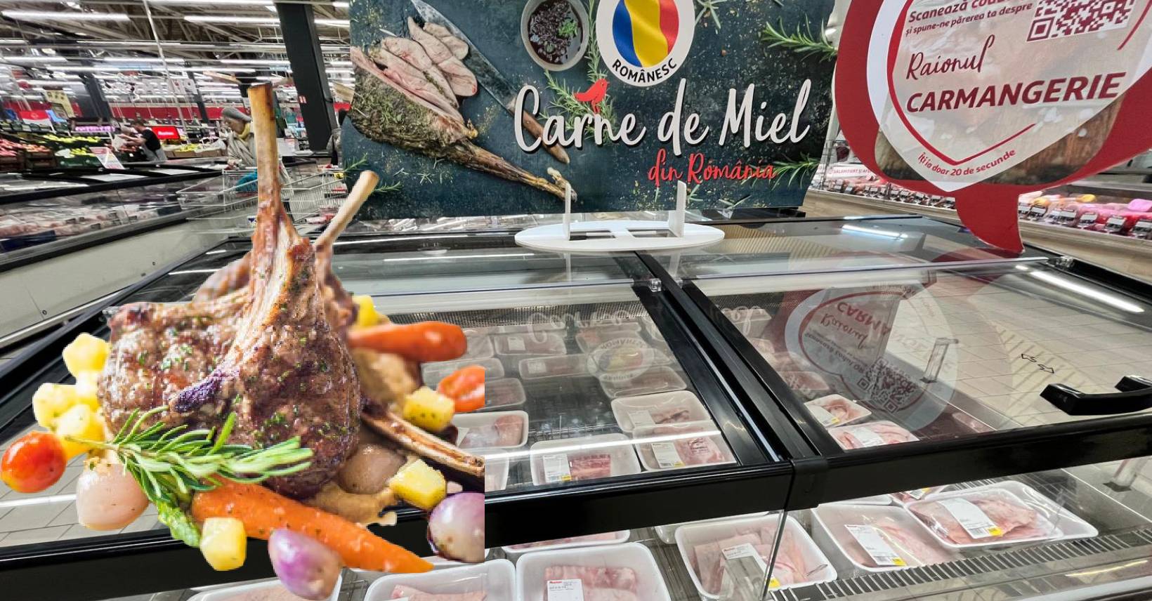 analiză la raft, miel, Paște