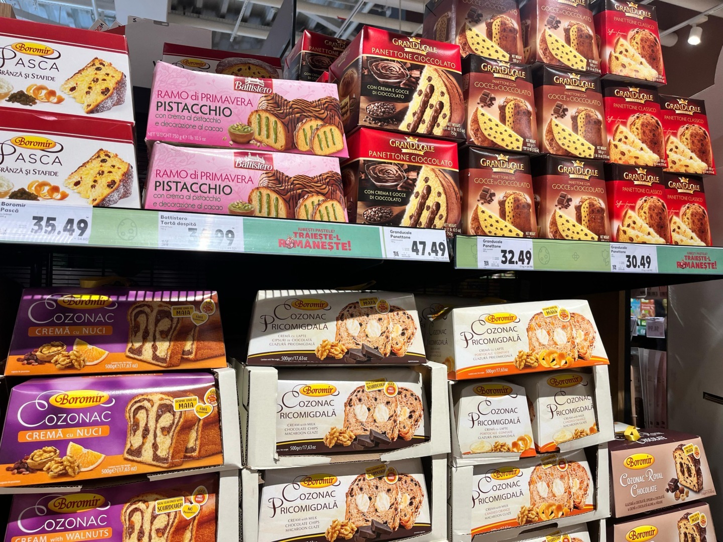 cozonac, analiză la raft, Paște