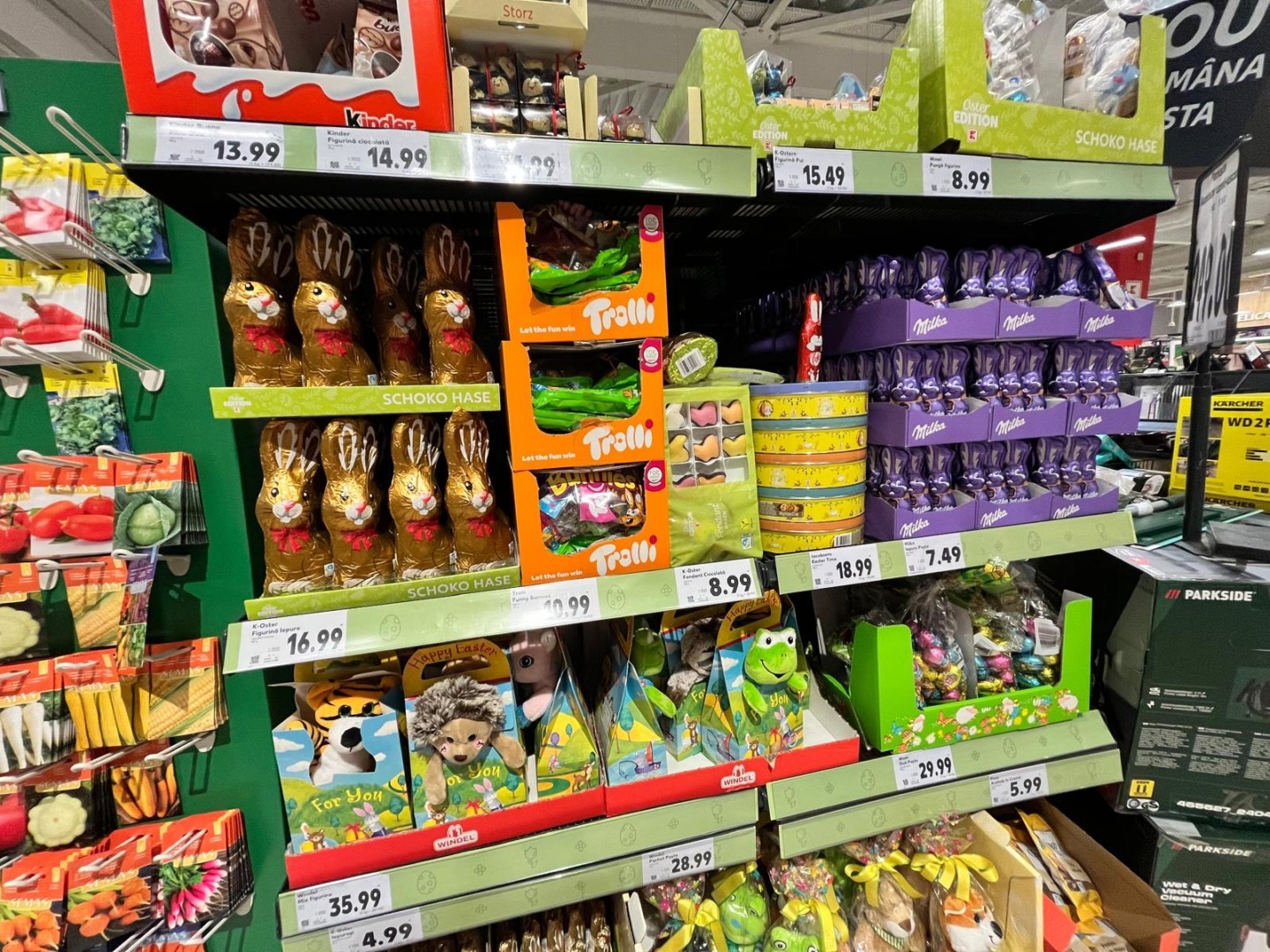 analiză la raft, dulciuri, Paște