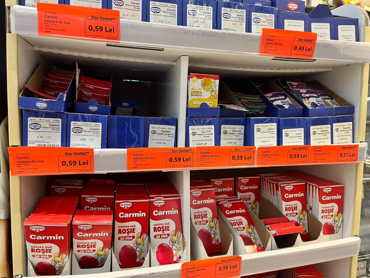 vopsea de ouă, analiză la raft, Paște