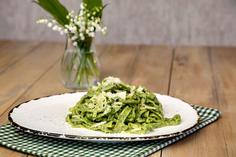 paste cu pesto de leurda