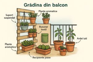 Cum să amenajezi grădina din balcon