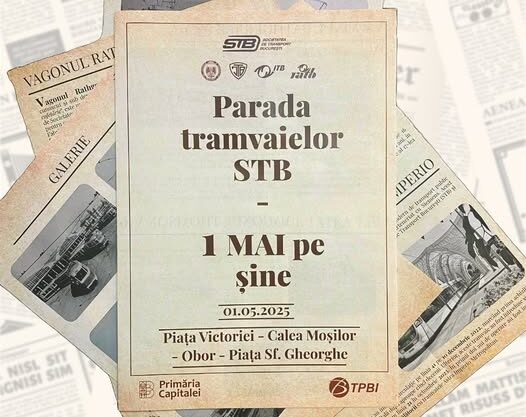 tramvaiul cofetarie, printre vedetele STB care ii asteapta pe bucuresteni de 1 mai