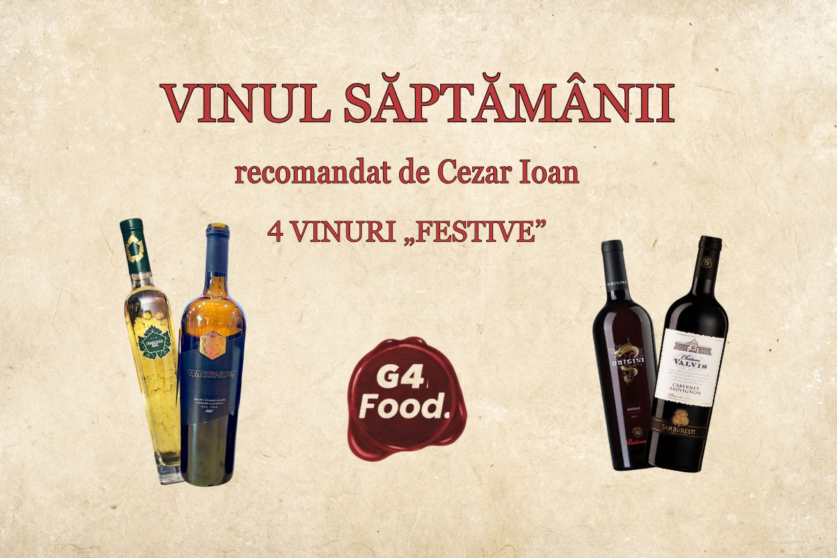 4 vinuri premiate, perfecte pentru masa de Paște