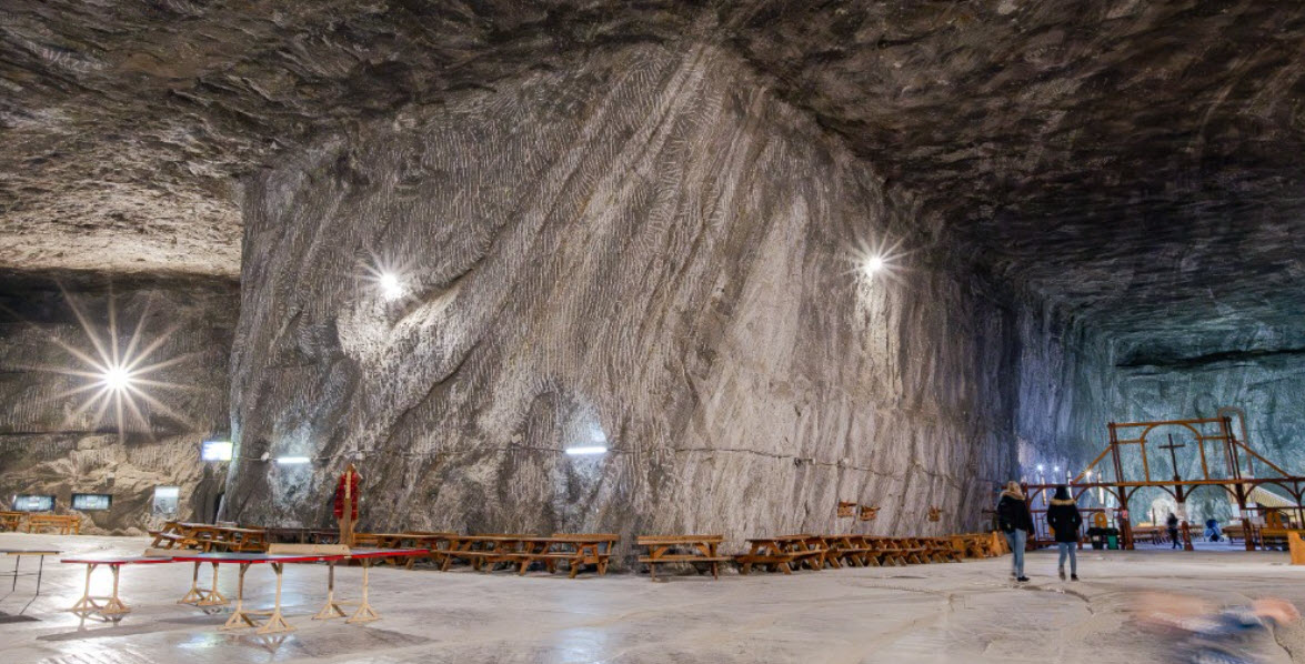 sare, salina Praid, infiltratii