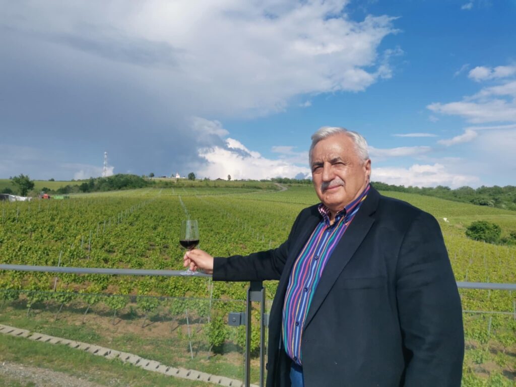 Adam Crăciunscu, proprietarul cramei Aramic FOTO Ștefan Both