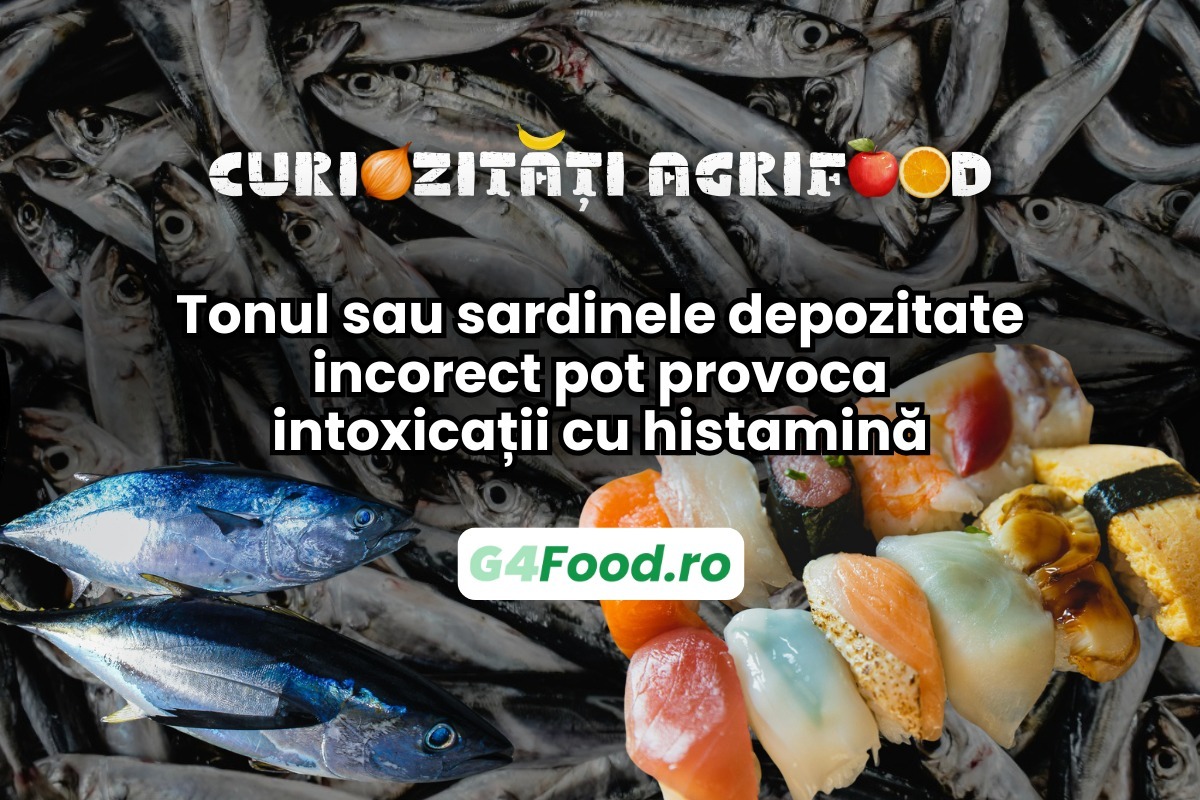 intoxicatie cu hostamina, ton, sardine, curiozitate agrifood
