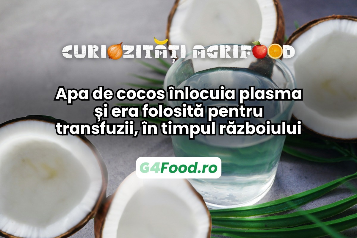 apa de cocos a fost folosita pentru transfuzii