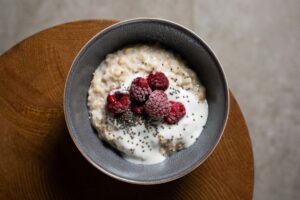 porridge scotian, fructe, retetele Juanitei