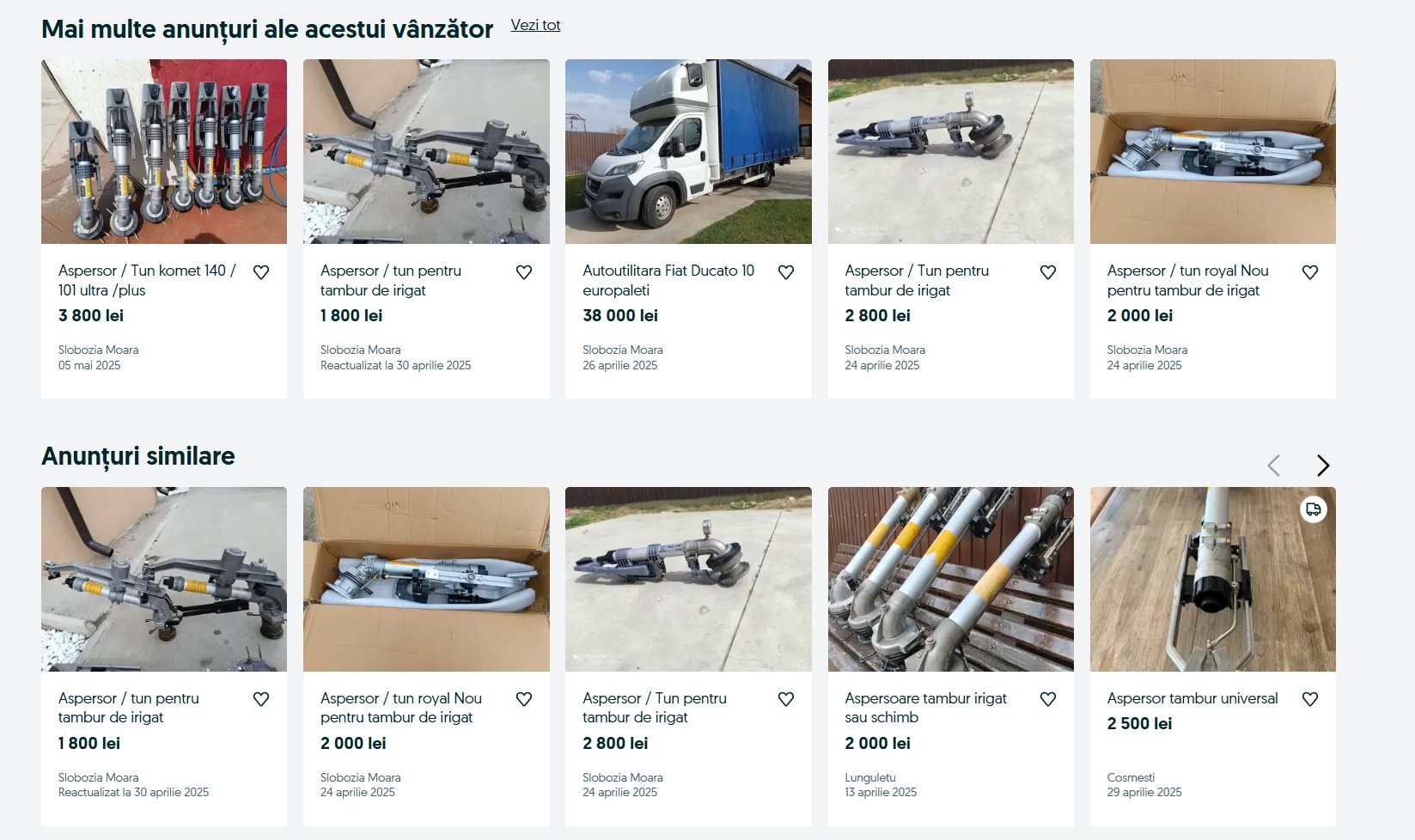 Utilajele furate și pesticidele contrafăcute, pe site-uri de anunțuri