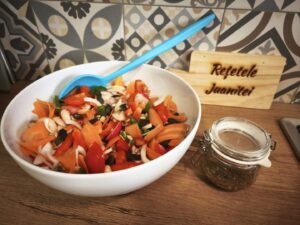 salata de fasole uscata si legume