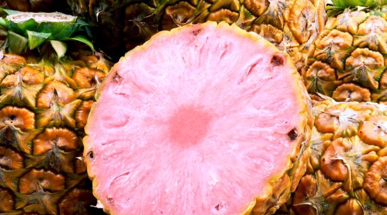Ananasul roz se comercializeaza in Emiratele Arabe Unite, la pret de lux