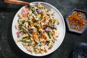 Paste cu leurdă și sparanghel