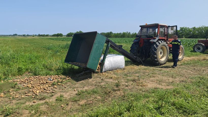 Dolj: Un adolescent a murit după ce un element al unui utilaj agricol a căzut peste el