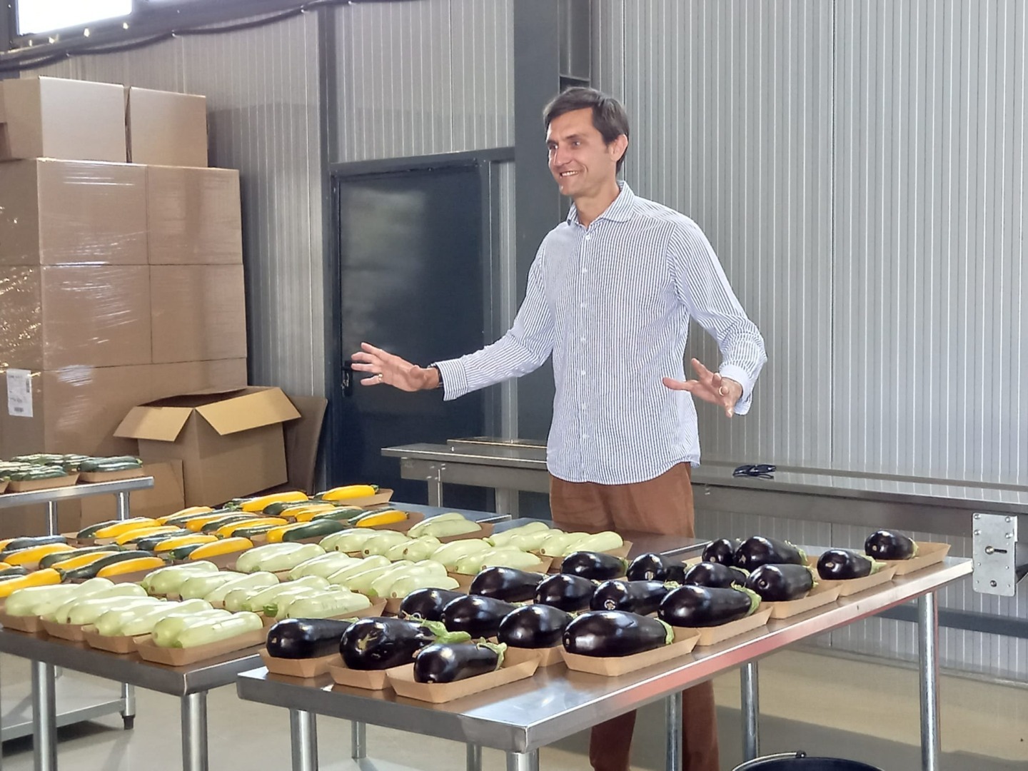 Ciprian Tătărușanu și dovleceii cultivați de el